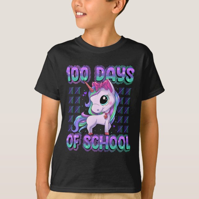 Skolans dagar - 100 dagar smartare 100 dagar t shirt (Framsida)
