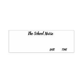 Skolans datum- och tidsstämpel - grundläggande utf självfärgande stämpel