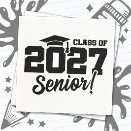 Skolans Examensår Stolthet Avgångsklass 2027 Pappersservett