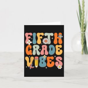 Skolans femte dag Klass Vibes Back to school Kort