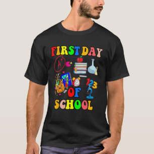 Skolans första dag i Lycklig, första dag i skola 1 T Shirt