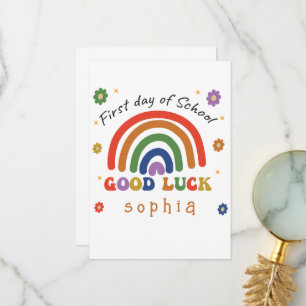 Skolans första dag *PERSONLIG* Lycka till vid SC Tack Kort