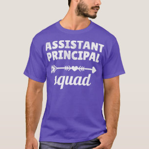 Skolans huvudförste chef för den biträdande assist t shirt