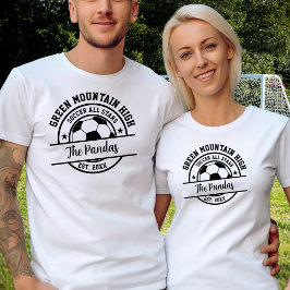 Skolans Klubb Team Namn Nummersökare T Shirt