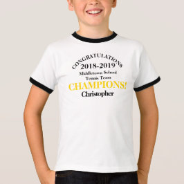 Skolans Klubb Tennis Team Player Shirts T Shirt