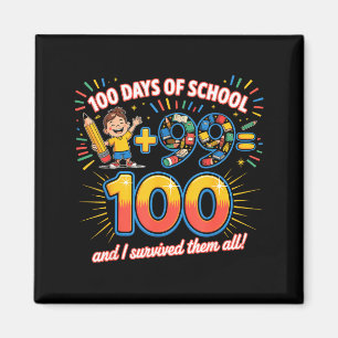 Skolans milstolpe 100 dagars lärande design lärare magnet