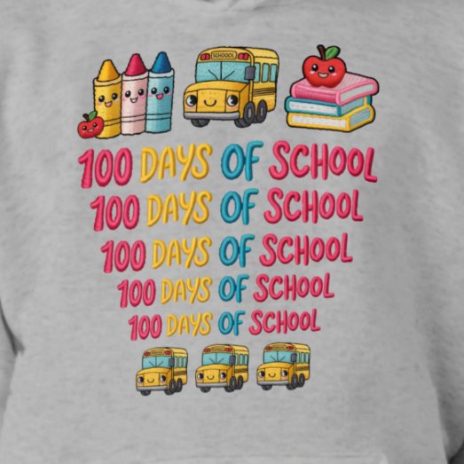 Skolans namn firar 100 dagar t shirt (Skapare uppladdad)