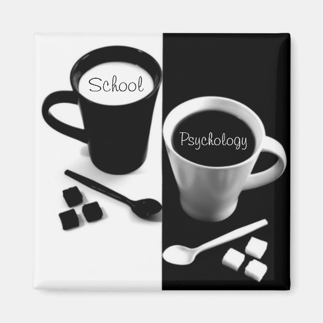 Skolans psykologiska kaffemagnet magnet (Framsidan)