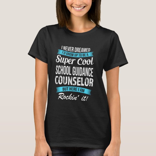 Skolans rådgivare T-shirt Rolig (Framsida)