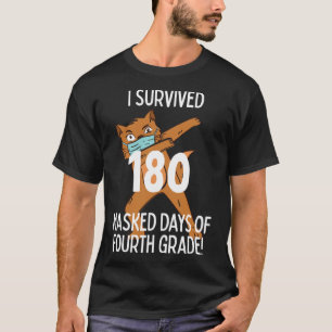 Skolans sista dag 180 maskdagar i fjärde Klass T Shirt