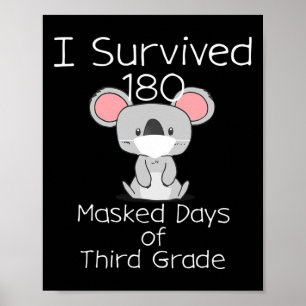 Skolans sista dag 180 maskdagar i tredje Klass Poster
