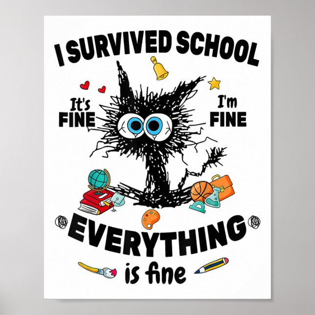 Skolans sista dag poster (Framsidan)