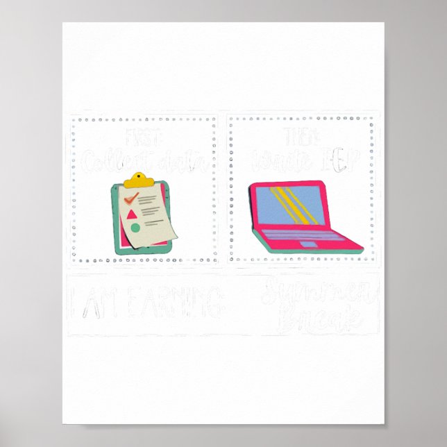 Skolans sommarbrygglärare förra dag poster (Framsidan)