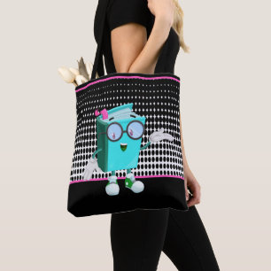 Skolans Tecknad Bok Lärare Student Tote Bag Tygkasse