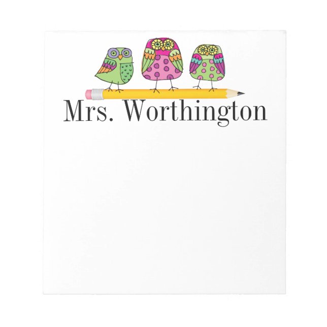 Skolanteckningsblock Anteckningsblock (Framsida)