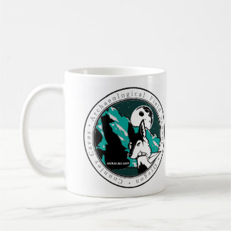 Skolar det Archaeological fält för Connley grottor Kaffemugg