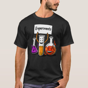 Skolar roliga experiment för kemivetenskap skämt t shirt