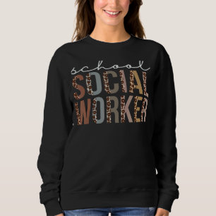 Skolarbetares leoparduppskattning för Social för k T Shirt