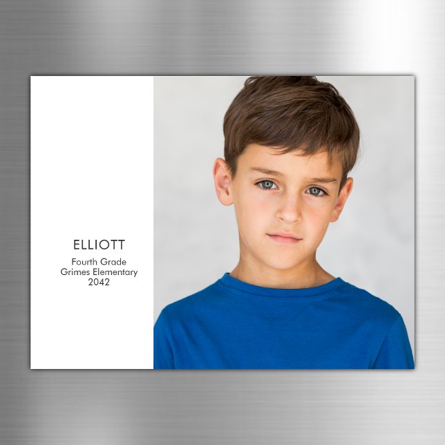 Skolårets Keepsaké Photo Magnet (Skapare uppladdad)