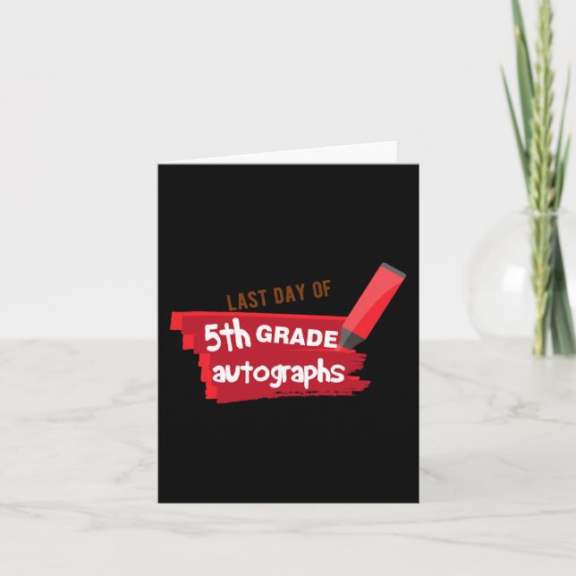 Skolautografdagen: 5:e Klass Gradu Kort (Framsida)