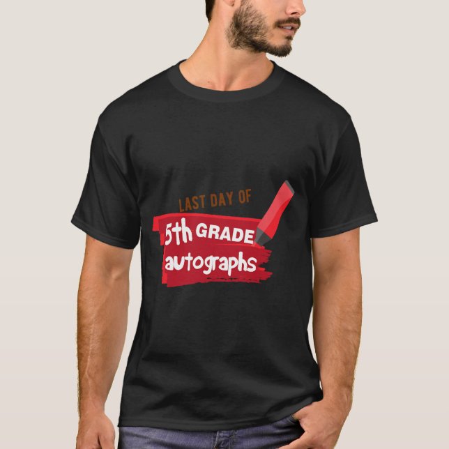Skolautografdagen: 5:e Klass Gradu T Shirt (Framsida)