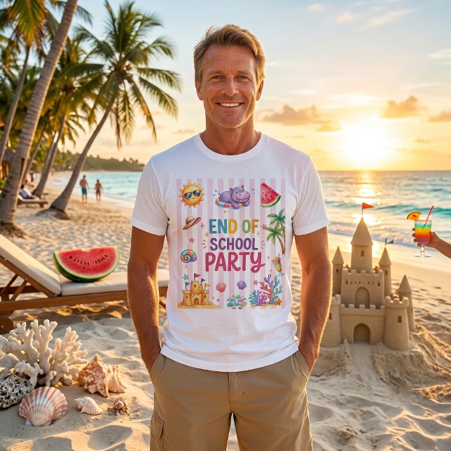 Skolavslutningsfest Randig T-Shirt  (Skapare uppladdad)