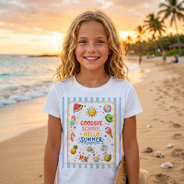 Skolavslutningsfest Randig T-Shirt