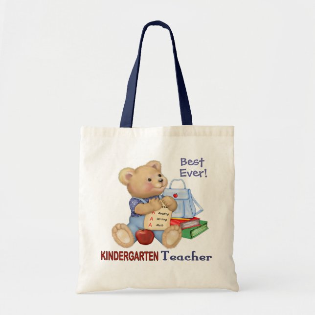 Skolbälte - Kindergarten Lärare Tygkasse (Framsidan)