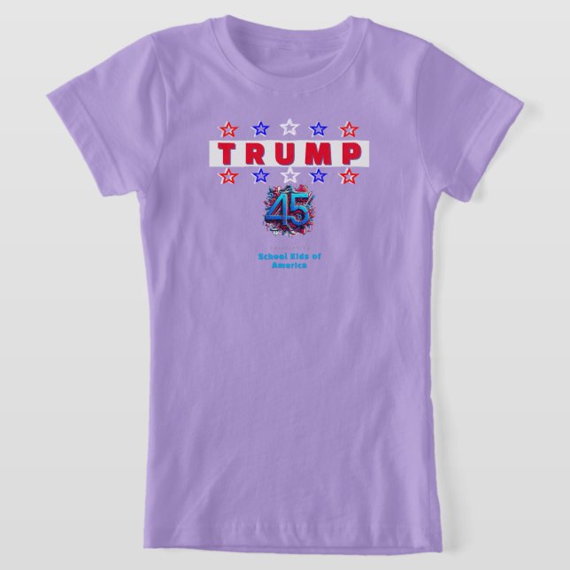 Skolbarn för TRUMP T-Shirt 2 (Laydown)