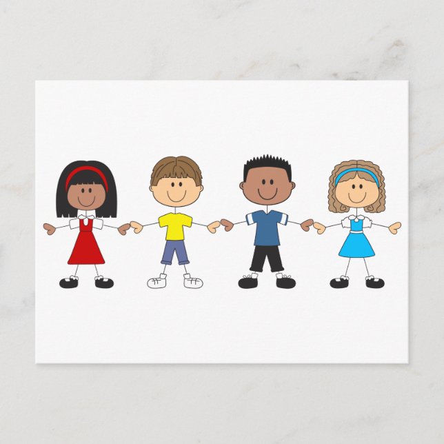 Skolbarn Vykort (Framsida)