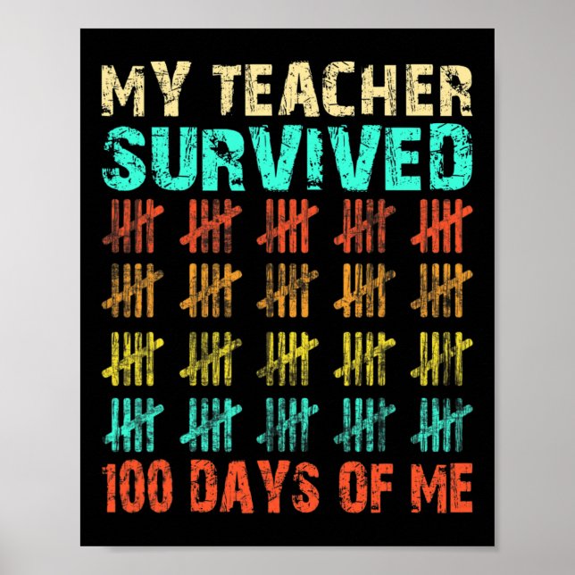Skolbarnsdagar 100 skolkostumsdagar 3 poster (Framsidan)