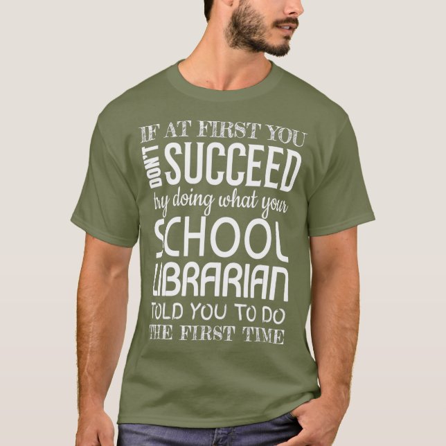 Skolbibliotekarierådorna lyckades t shirt (Framsida)