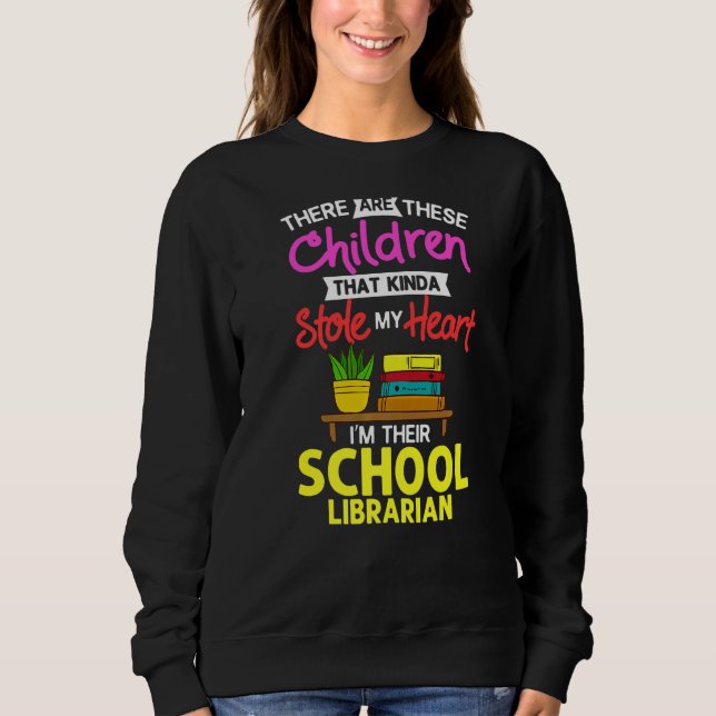 Skolbiblioteket Bok citerar assistenten Bibliotek  T Shirt (Framsida)
