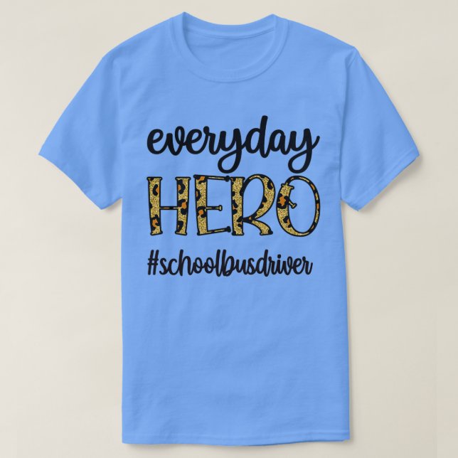 Skolbilsbilsbilkörning i Buss, Buss T Shirt (Design framsida)