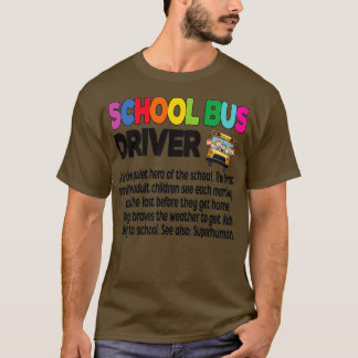 Skolbilsbilsbilkörning i Buss, Buss T Shirt
