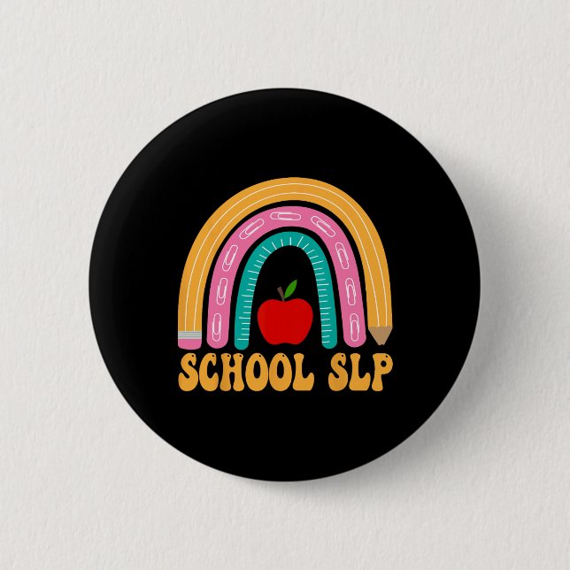 Skolborst, regnbåge, kvinnor Kol till skolprogram Knapp (Framsida)