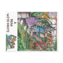 Skolbuss från "A Bear With Pants"-bok