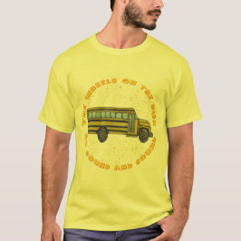 Skolbuss hjul t-shirt