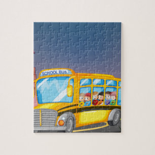Skolbuss Pussel