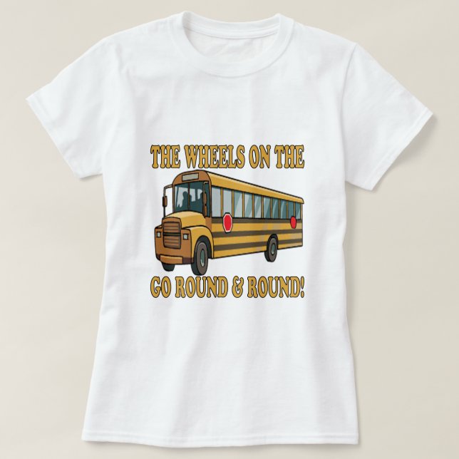 Skolbuss T-shirt (Design framsida)