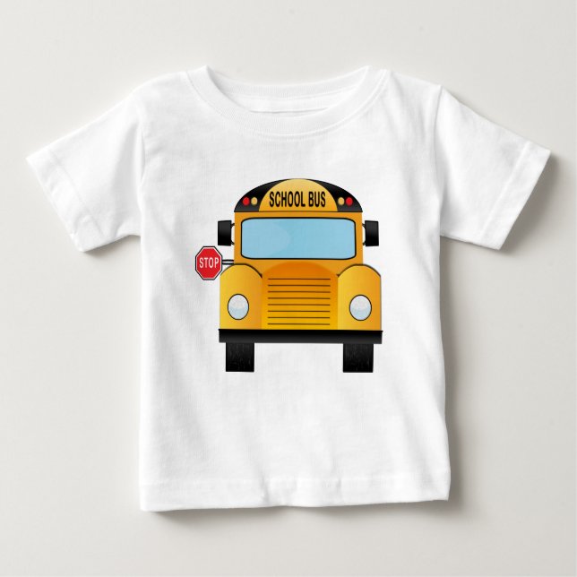 skolbuss t shirt (Framsida)