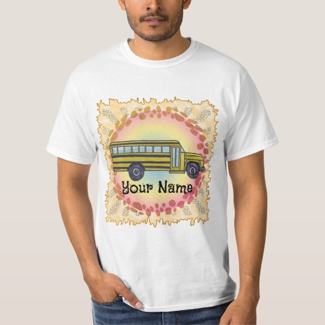 Skolbuss T-shirt (Framsida)