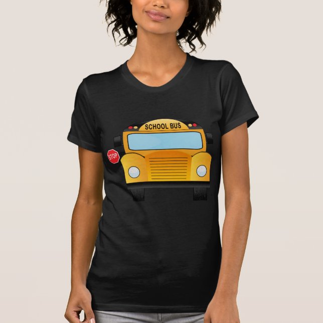 skolbuss t-shirt (Framsida)