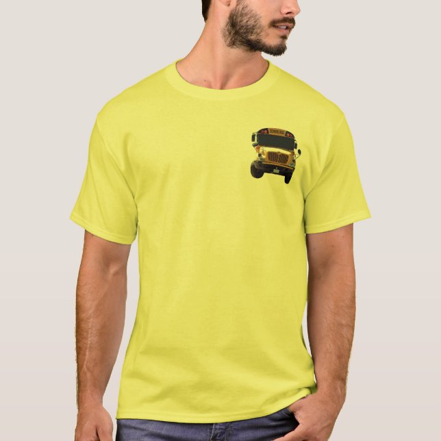 Skolbuss T Shirt (Framsida)