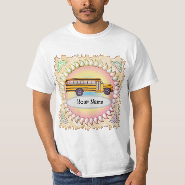 Skolbuss T-Shirt (Framsida)