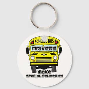 Skolbusschaufför Keychain Nyckelring