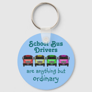 Skolbusschaufförer Nyckelring