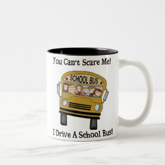 skolbusschaufförmugg Två-Tonad mugg