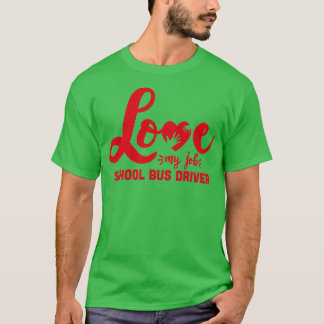Skolbusschaufförskolan buss back to school t shirt