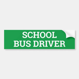 SKOLBUSSCHAUFFÖRundertecknar/sticker/MAGNET Bildekal